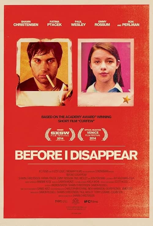 Before I Disappear film posteri
