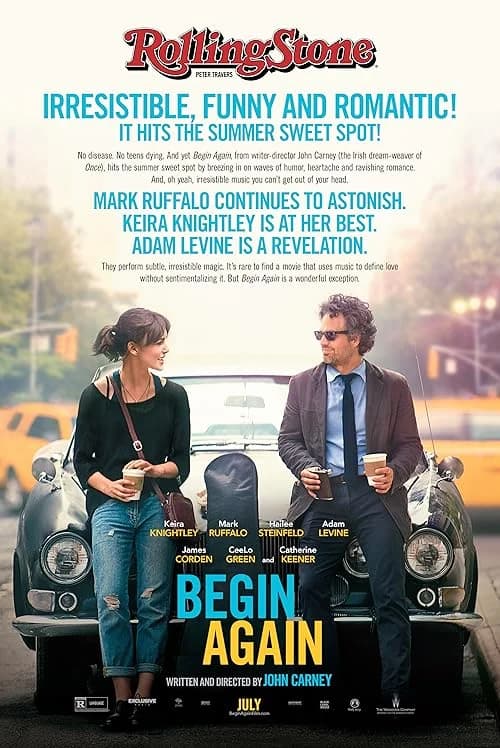 Begin Again film posteri