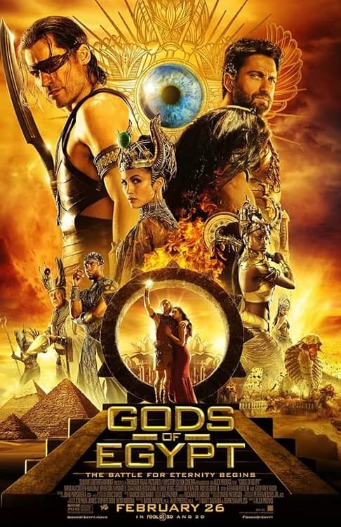 Gods of Egypt film posteri