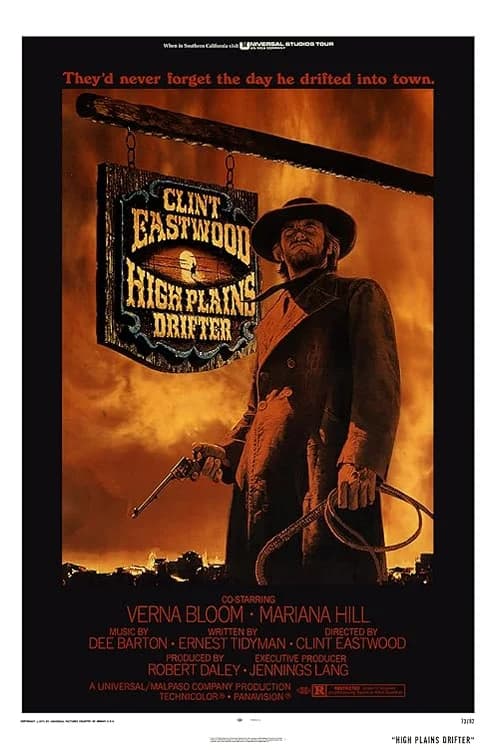 High Plains Drifter film posteri